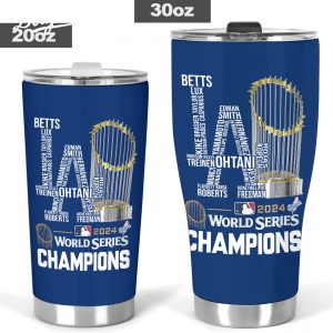 Los Angeles Dodgers Tumbler Cup - TANTN 9276