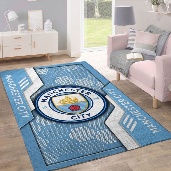 Manchester City Rectangular Rug - TANTN 9555