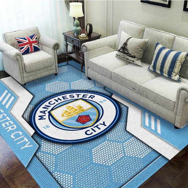 Manchester City Rectangular Rug - TANTN 9555