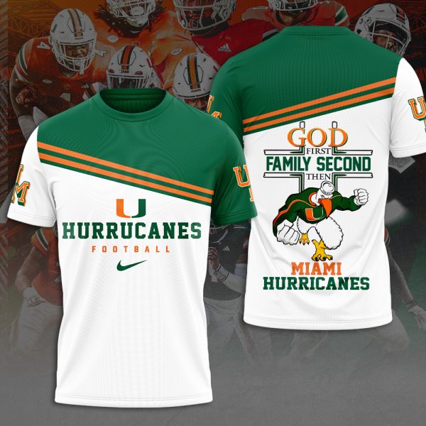 Miami Hurricanes Football 3D Apparel - MAITM 8669