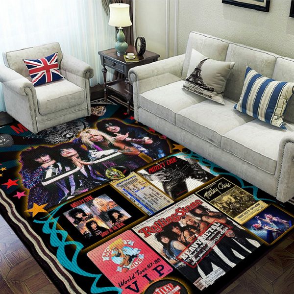 Mötley Crüe Rectangular Rug - HOATT 6918