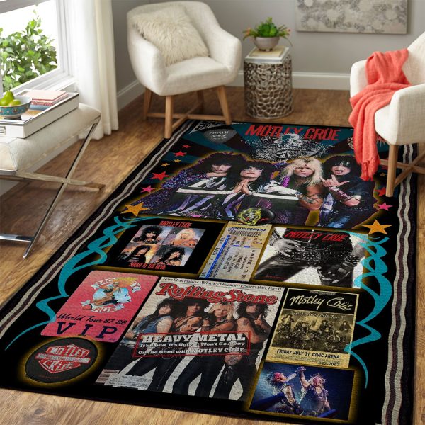 Mötley Crüe Rectangular Rug - HOATT 6918