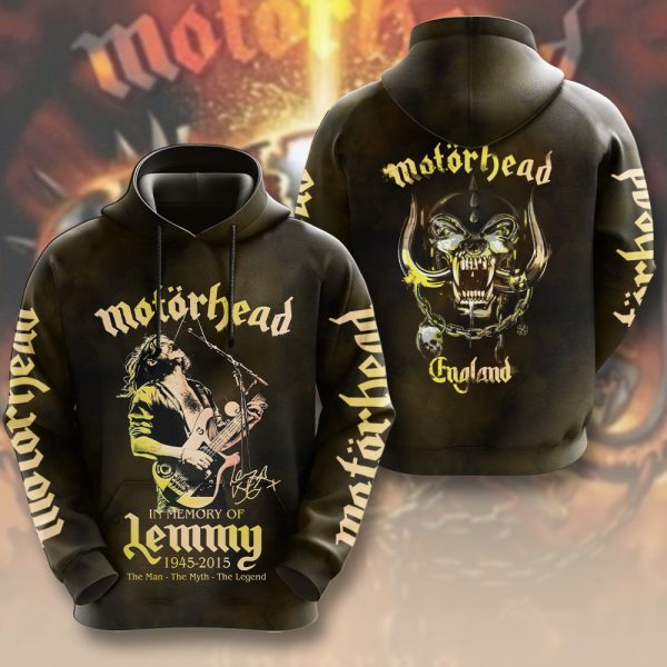 Motörhead Band x Lemmy Kilmister 3D Apparel – MAITM 8857