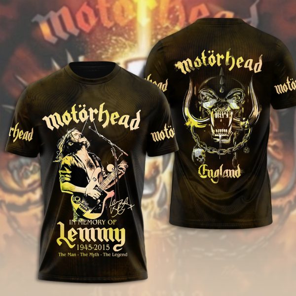 Motörhead Band x Lemmy Kilmister 3D Apparel – MAITM 8857