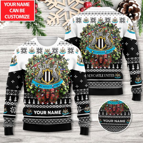 Personalized Newcastle United 3D Ugly Sweater - TANTN 9308