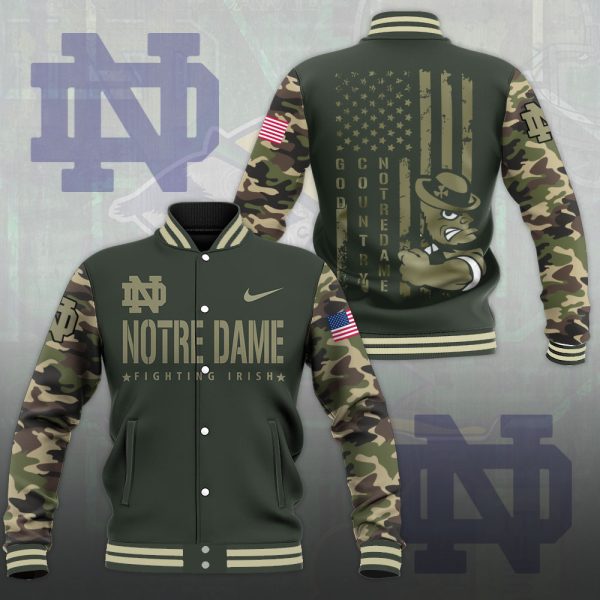 Notre Dame Fighting Irish Football Varsity Jacket - MAITM 8665