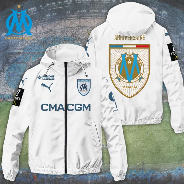 Olympique de Marseille 3D Windbreaker Jacket - TANTN 9386