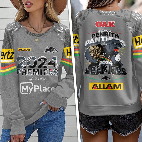 Penrith Panthers Round Neck Raglan Sleeve Sweatshirt – MAITM 8790