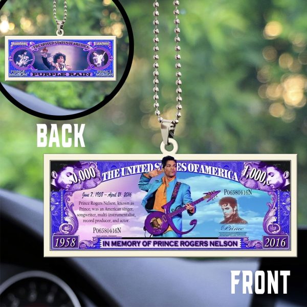 Prince Custom Shape 2-sided Acrylic Car Ornament - MAITM 8913