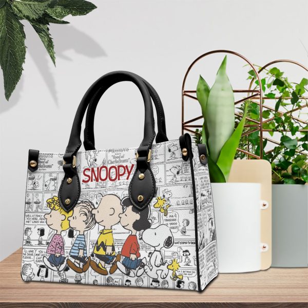 Snoopy Leather HandBag - HOATT 7215