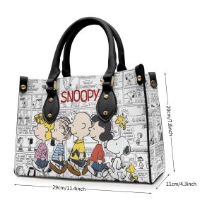 Snoopy Leather HandBag - HOATT 7215