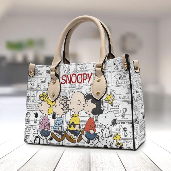 Snoopy Leather HandBag - HOATT 7215