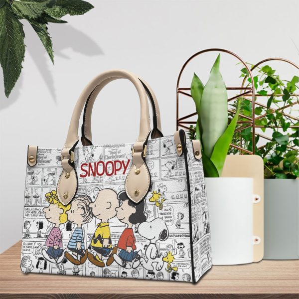 Snoopy Leather HandBag - HOATT 7215