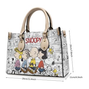 Snoopy Leather HandBag - HOATT 7215