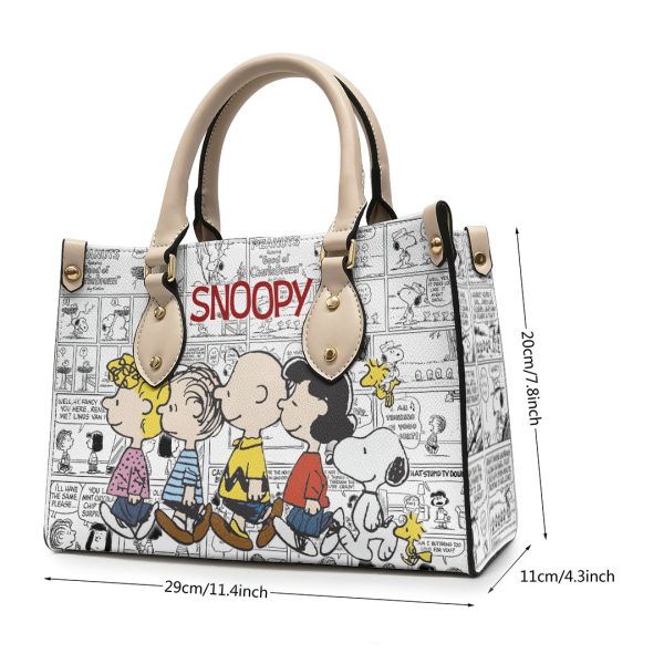 Snoopy Leather HandBag - HOATT 7215