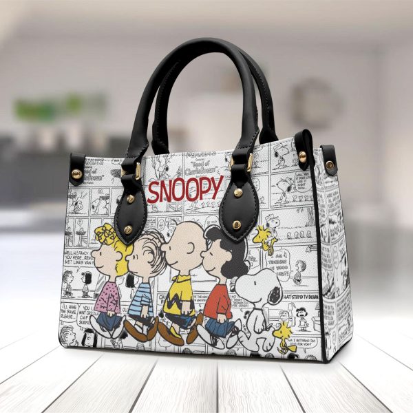 Snoopy Leather HandBag - HOATT 7215