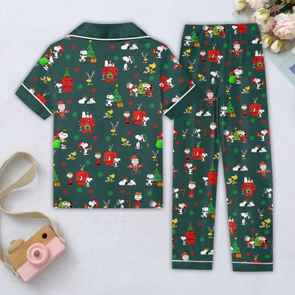 Snoopy Women Short Sleeve Pajamas Set - HOATT 6944