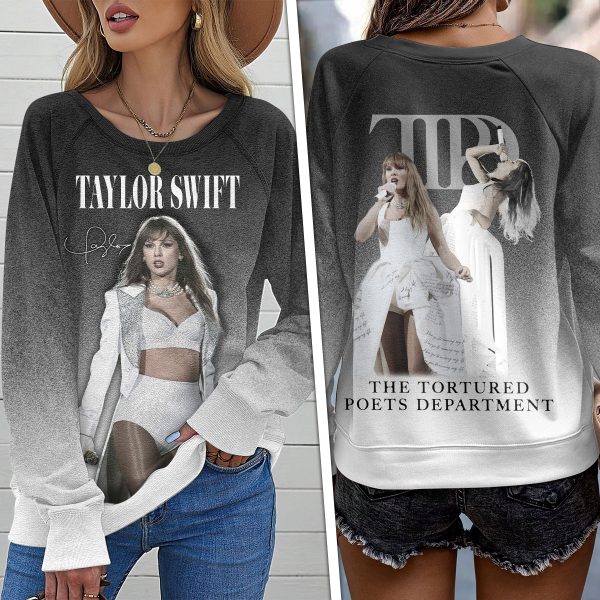 Taylor Swift Round Neck Raglan Sleeve Sweatshirt – HOATT 7196