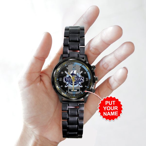 Personalized CFL Toronto Argonauts Black Stainless Steel Watch - TANTN 9488