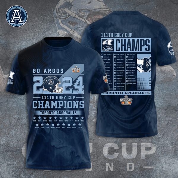 CFL Toronto Argonauts 3D Apparel – TANTN 9451