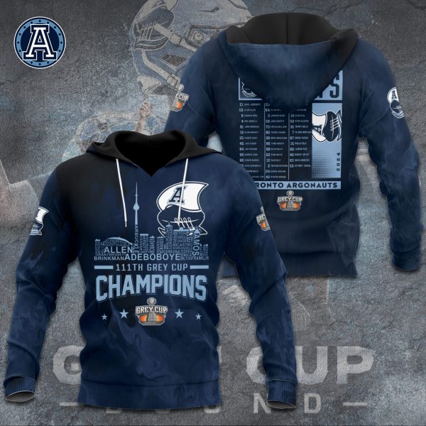 CFL Toronto Argonauts 3D Apparel – TANTN 9453