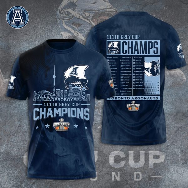 CFL Toronto Argonauts 3D Apparel – TANTN 9453