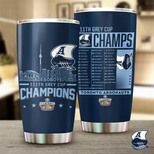 CFL Toronto Argonauts Tumbler Cup - TANTN 9454