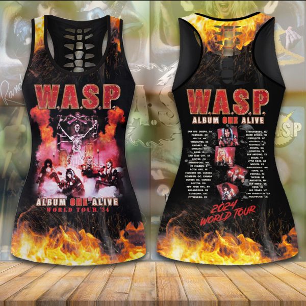 W.A.S.P. Hollow Tank Top Leggings - HOATT 7160