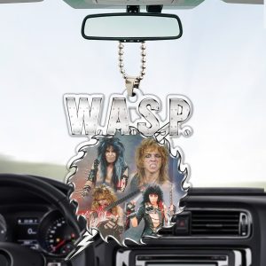 W.A.S.P. Custom Shape Clear 1-sided Car Ornament - HOATT 7117