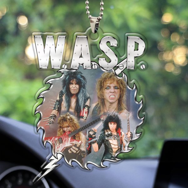 W.A.S.P. Custom Shape Clear 1-sided Car Ornament - HOATT 7117