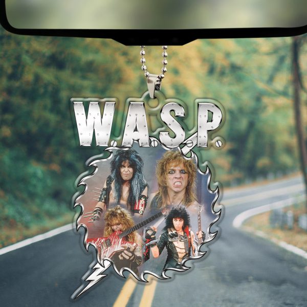 W.A.S.P. Custom Shape Clear 1-sided Car Ornament - HOATT 7117