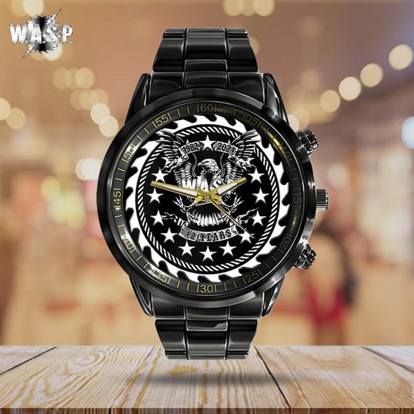 W.A.S.P. Black Stainless Steel Watch - TANTN 9299