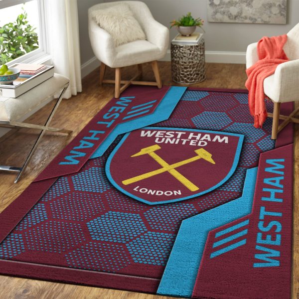 West Ham United FC Rectangular Rug - TANTN 9559