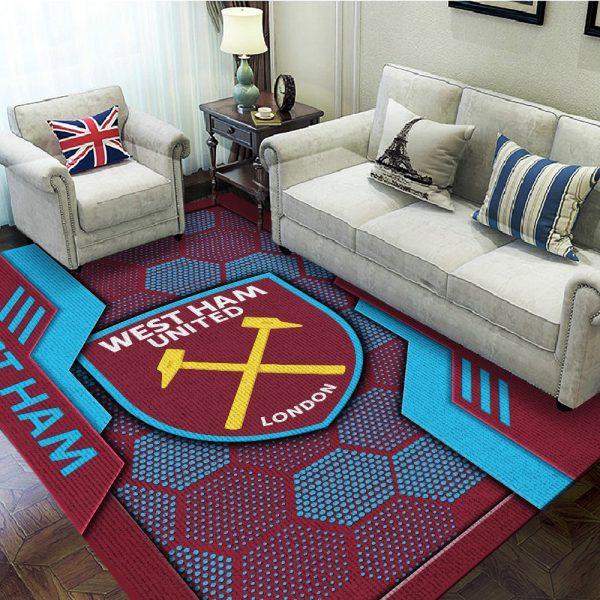 West Ham United FC Rectangular Rug - TANTN 9559