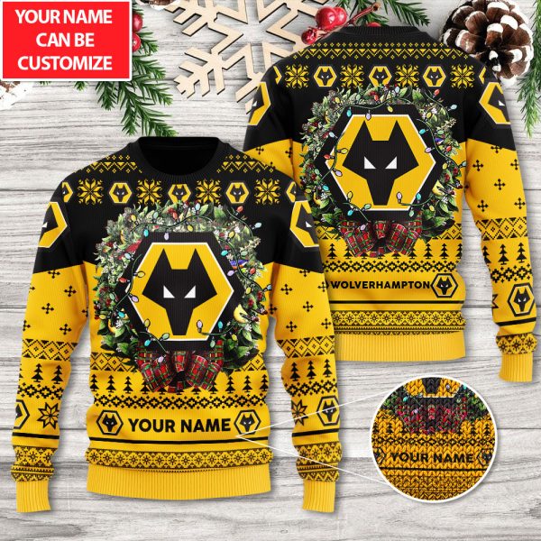 Personalized Wolverhampton 3D Ugly Sweater - TANTN 9381