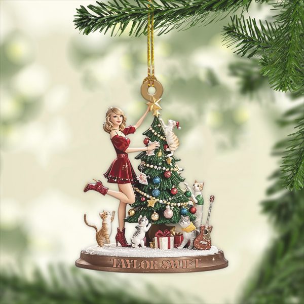 Taylor Swift Custom Shape 2-sided Acrylic Ornament – TANTN 9705.2