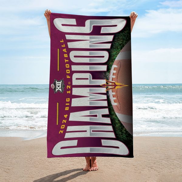 Arizona State Sun Devils Football Rectangle Beach Towel - MAITM 9125