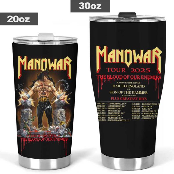 Manowar Band Tumbler Cup - MAITM 9216