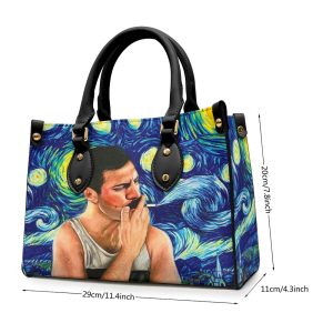 Freddie Mercury Leather HandBag - MAITM 4248