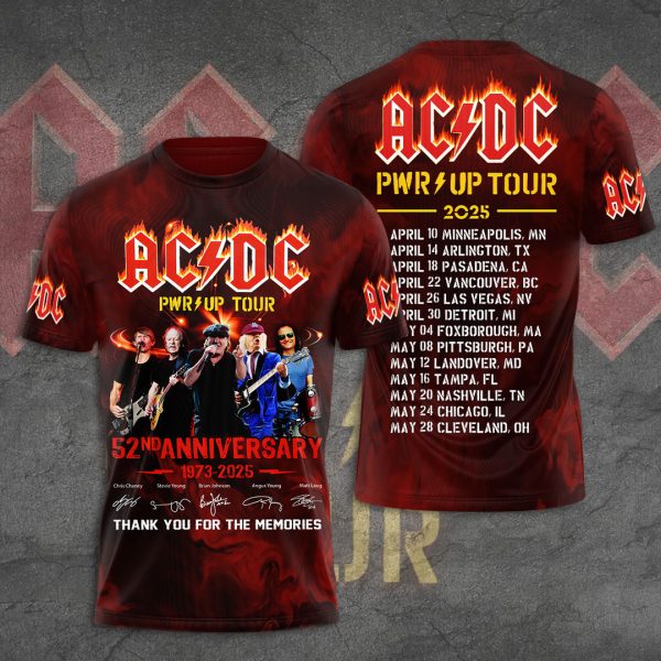 AC/DC 3D Apparel - TANTN 10181