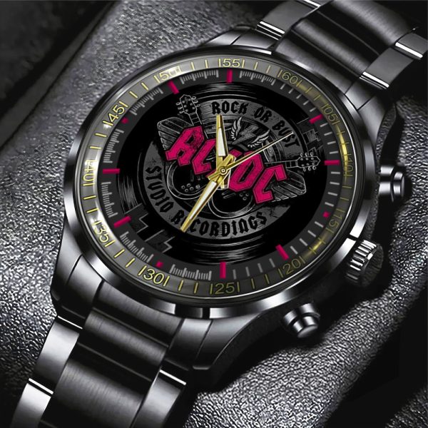 AC/DC Black Stainless Steel Watch - GNE 2215