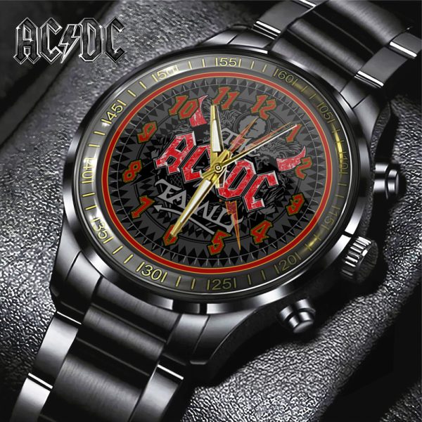 AC/DC Black Stainless Steel Watch - GNE 2107