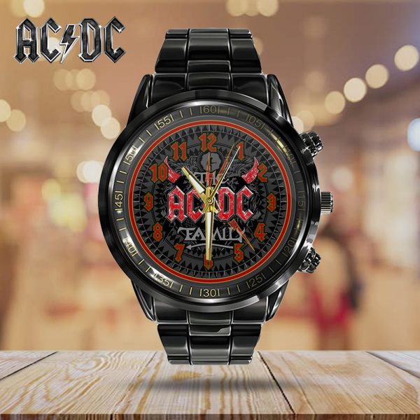 AC/DC Black Stainless Steel Watch - GNE 2107