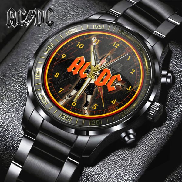 AC/DC Black Stainless Steel Watch - GNE 2108