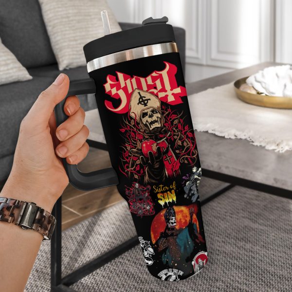 Personalized Ghost Band 40oz Stanley Tumbler - ANHNV 5697