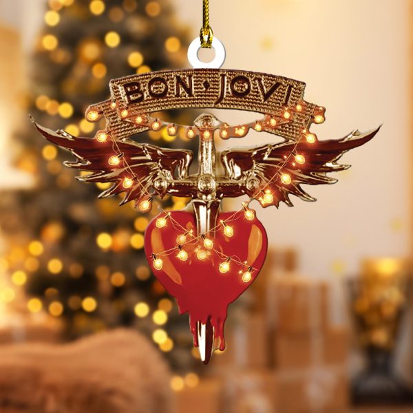 5PCS Bon Jovi Custom Shape 2-sided Acrylic Ornament - ANHNV 5723