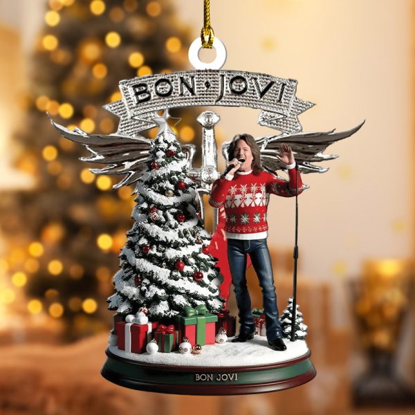 Bon Jovi Custom Shape 2-sided Acrylic Ornament - ANHNV 5723.3