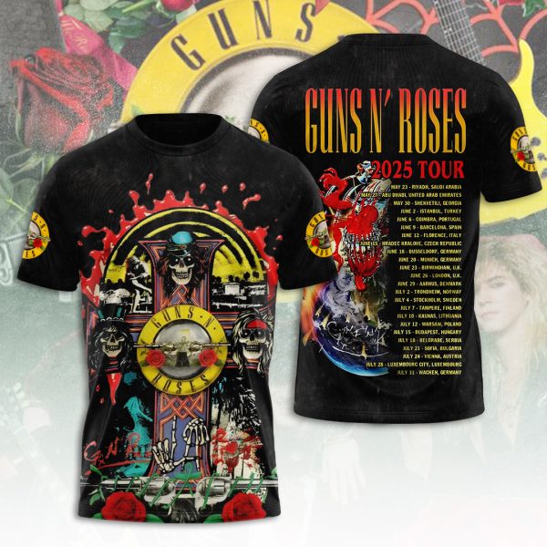 Guns N' Roses 3D Apparel - ANHNV 5740