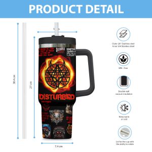 Disturbed 40oz Stanley Tumbler - ANHNV 5759