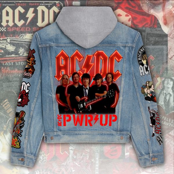 AC/DC Women's Denim Hood Jacket - ANHNV 5760